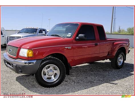 2001 Ford Ranger Xlt Supercab 4x4 In Bright Red Photo 6 A15509 All