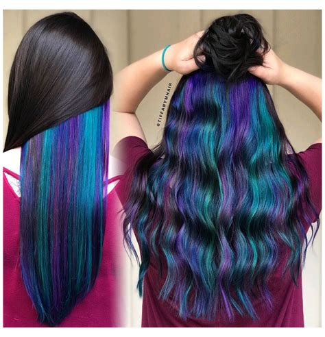 Mermaid Hair Underneath By Tiffanymhair With Pulpriot Color Mermaid