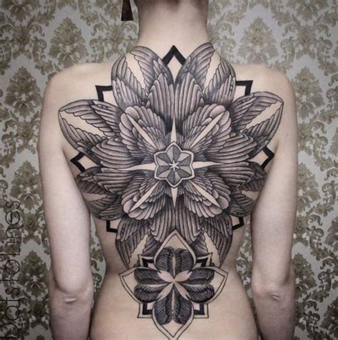 Designs by some of the best tattooists and illustrators. 31 Breathtaking Full Back Tattoo Designs - TattooBlend