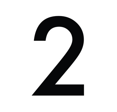 2 Number Png Transparent Images Pictures Photos Png Arts