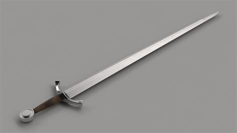 Medieval Sword 3d Model 19 Ma 3ds Fbx Obj Free3d