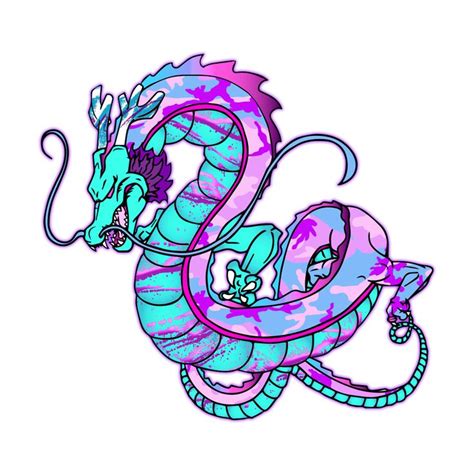 Share the best gifs now >>>. Vaporwave Shenron - DBZ #pokemon #vaporwave #lean #purple ...