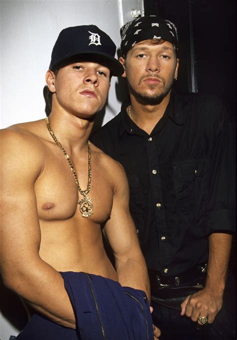Mark Wahlberg With His Brother Donnie Wahlberg Donnie Wahlberg Mark Wahlberg Celebrity Siblings