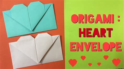How To Make A Paper Heart Envelope From A4 Sheet Easy Tutorials Youtube