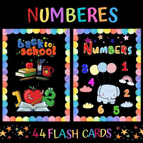 Number Flash Cards 1 20 By Teach Simple