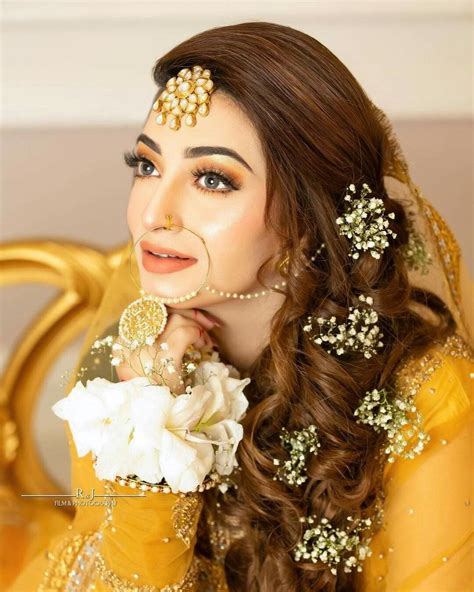 Mehndi Function Beautiful Pictures Pakistani Bridal Makeup Asian