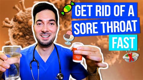 How To Get Rid Of A Sore Throat Fast Home Remedies Cure Youtube