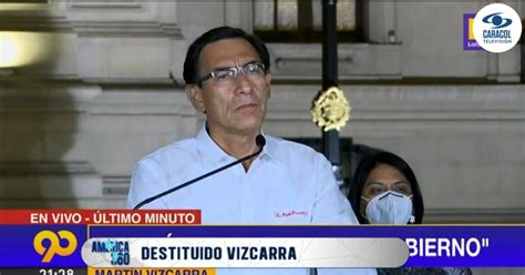El Congreso De Perú Destituye Al Presidente Martín Vizcarra Por Amplia Mayoría Caracoltv