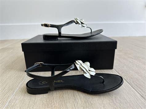 Chanel Camellia Sandals Gem