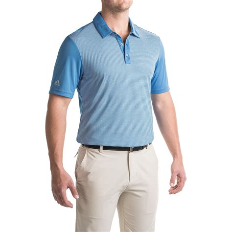Adidas Golf Climachill Stripe Polo Shirt For Men Save 66