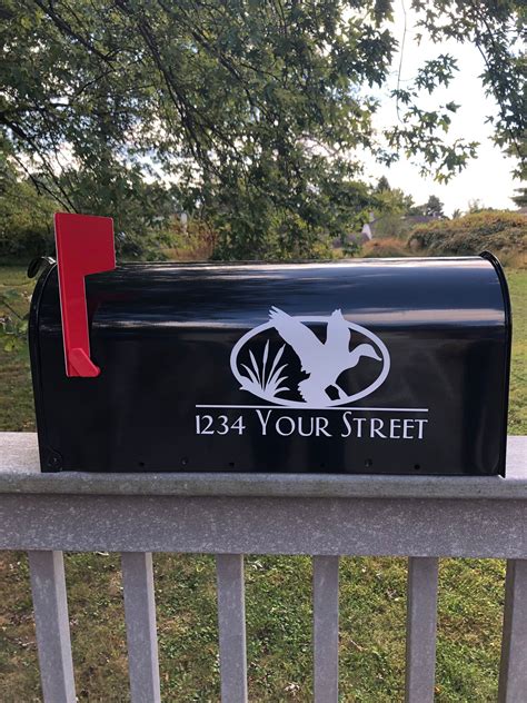 Highly visible mailbox locations can also deter thieves and vandals. Vinyl Mailbox decal, Mailbox decal, Mailbox numbers ...