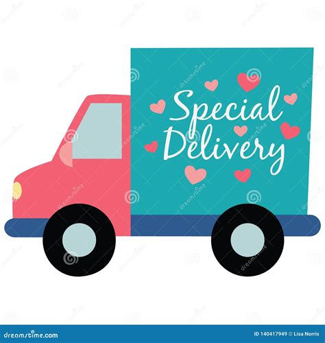 Special Delivery Stamp Vector Illustration 123633436