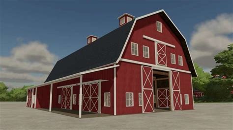 American Barn V10 Fs22 Farming Simulator 22 Mod Fs22 Mod