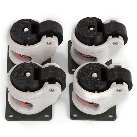 Leveling Casters Set Of 4 Gd 40s 80f Precise Instruments Retractable
