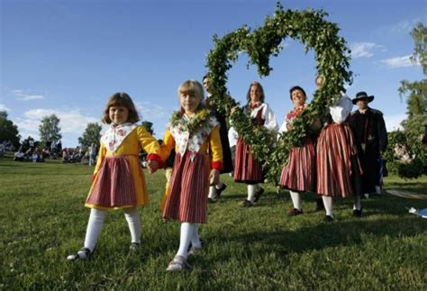 Midsummers Eve Pagan Festival In 2024 Sweden Venue Date And Photos