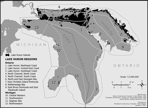 Islands Of Lake Huron Download Scientific Diagram