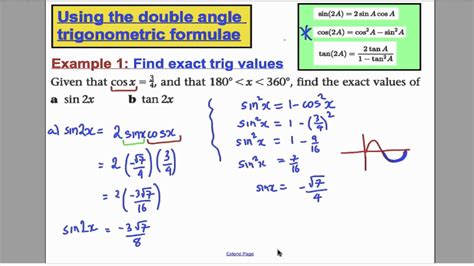 A Level Maths Edexcel Trigonometry 8 L18 Core 3 Edexcel Maths A