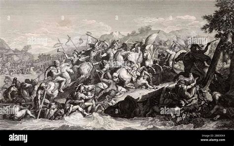 Battle Of The Granicus May 334 Bc By Charles Le Brtun Stock Photo Alamy