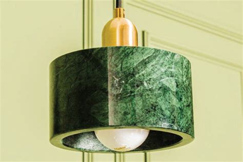 Marble Pendant Lamp Pendant Lighting Art Deco Ceiling Light Etsy In