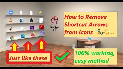 Shortcut Arrows How To Remove Shortcut Arrows From Desktop Icons In