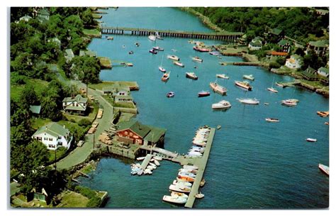 Aerial View Of Lobster Cove On The Annisquam River Cape Ann Ma