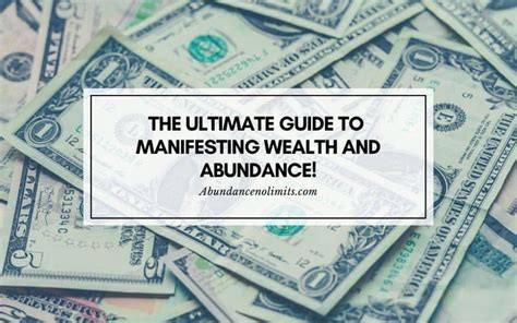 Manifesting Wealth And Abundance From Rags To Riches