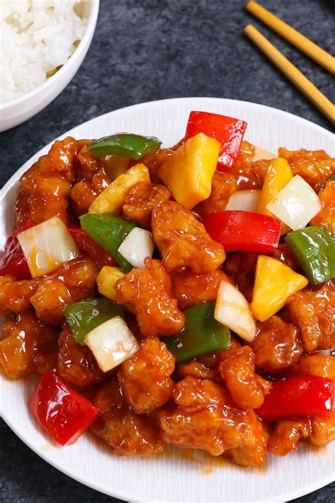 Sweet And Sour Chicken Crispy And Sticky Tipbuzz