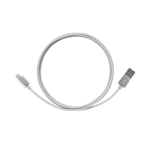 Silver Braided Lightning Cable 4ft120m