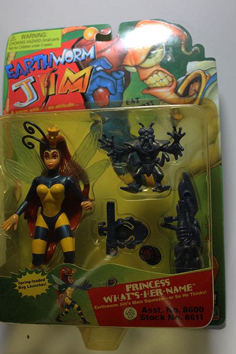 Earthworm Jim Princess Whats Her Name Action Figure 1994 · Fairway Hobbies