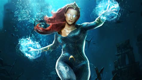Amber Heard In Aquaman Wallpaper Amber Heard Aquaman Mera 5k