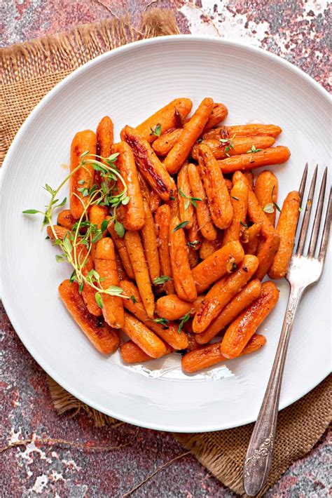 Roasted Baby Carrots Recipe Cubes N Juliennes