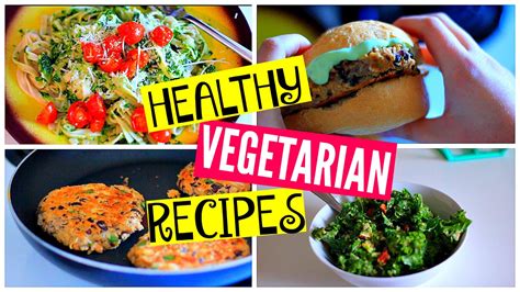 Healthy Vegetarian Dinner Recipes: Kale Salad, Burgers ...