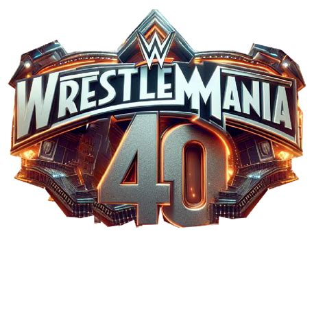 Wrestlemania 40 Custom Logo By Kiddmoxxie On Deviantart