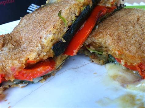 Organic mediterranean sandwiches with a vegan twist. Budget Epicurean: Mediterranean Vegetable Panini