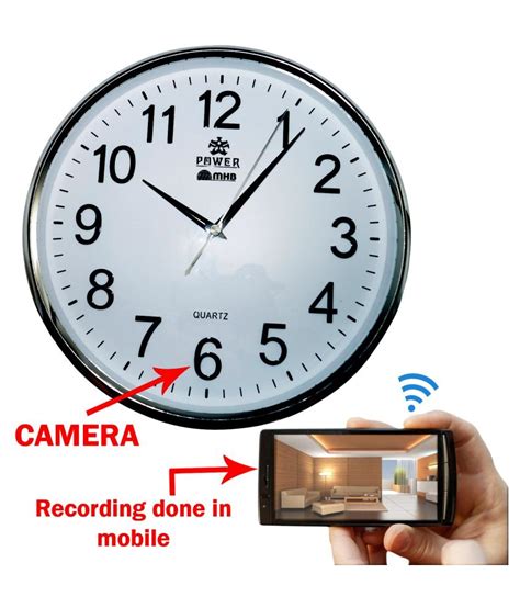 Buy Wifi Spy Wall Clock Wireless Hidden HD Video Recording Camera In