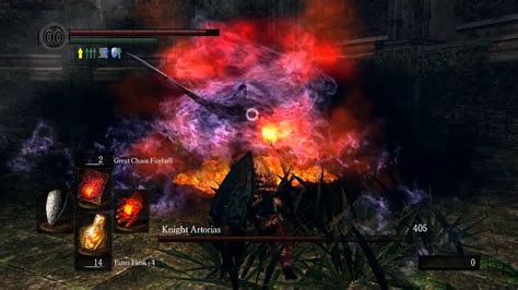 Dark Souls Pyromancy Versus Artorias Youtube
