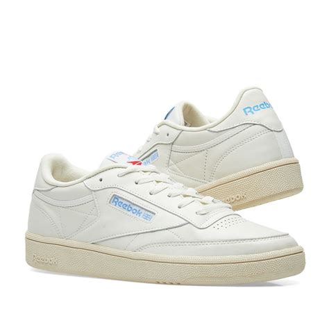 Reebok Club C Vintage W Chalk White Blue Red END