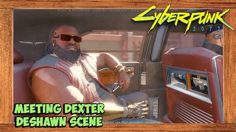 Cyberpunk 2077 Riding In A Car With Dexter Deshawn Scene Demo Gameplay