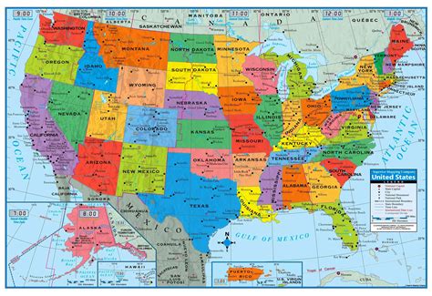 Buy Superior Mapping Company United States Poster Size Wall Map 40 x 28