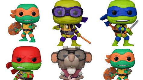 New Funko Pops Tmnt Teenage Mutant Ninja Turtles Mutant Mayhem Figures