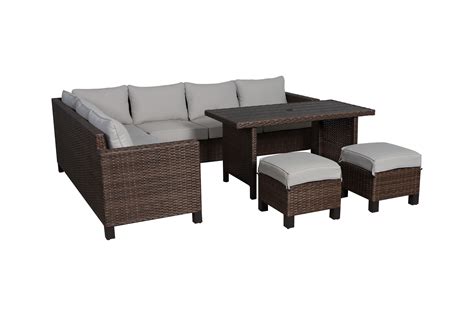 Better Homes And Gardens Brookbury 5 Piece Outdoor Wicker Sectional