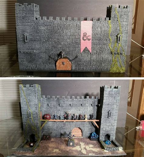 Cheap, easy to make, and flexible game/dungeon master screen for step 5: 3 DIY Ways To Upgrade Your DM Screen | Geek and Sundry