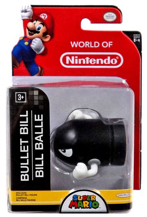 World Of Nintendo Super Mario Bullet Bill 25 Mini Figure Jakks Pacific