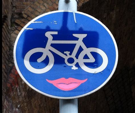 Photos London Traffic Sign Artbomber Uses Stickmen To Question