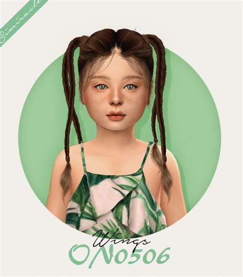 Wings On0506 Hair Kids Verison At Simiracle Sims 4 Updates