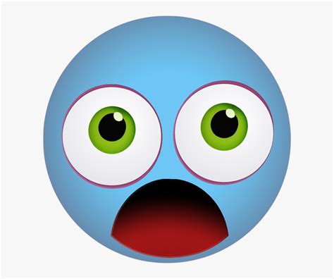 Transparent Shock Emoji Png Shocked Cartoon Transparent Background