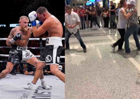 WATCH Jake Paul Vs Nate Diaz Fight Ends In Brawl As Fans Go CRAZY Outside The Arena