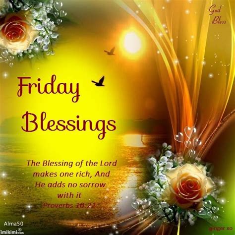 Friday Blessings Proverbs 1022 Morning Wishes For Her Good Morning