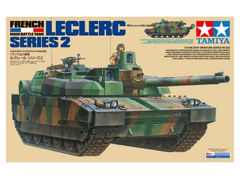 Tamiya 135 French Main Battle Tank Leclerc Series 2 Model Kit At