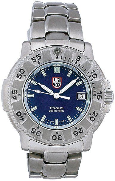 Luminox 3600 Titanium Navy Seal Dive Series Blue Mens Watch 3604